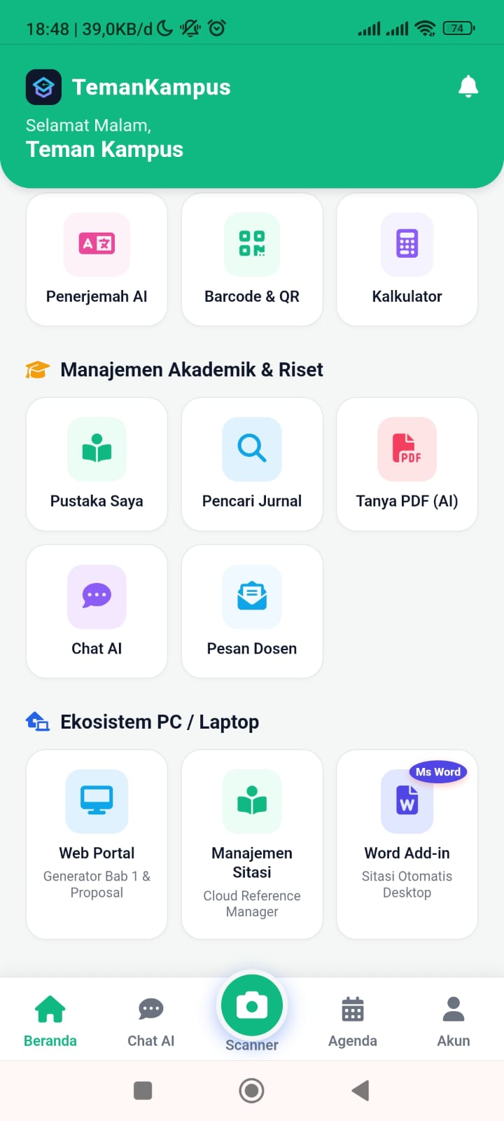 Dasbor Eksplor