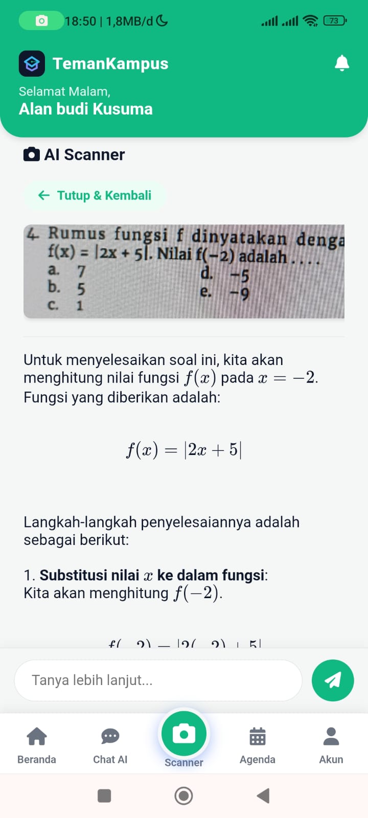 Kerjakan Soal AI